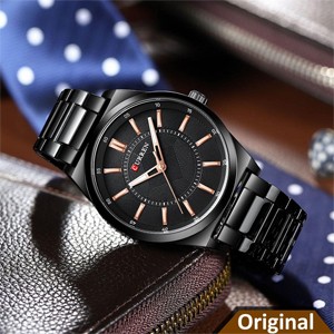 Curren 8407 Black Watch for Men