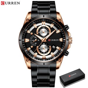 Curren 8360 Black Watch for Men