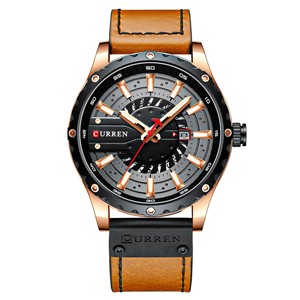 Curren 8374 Orange Watch for Men