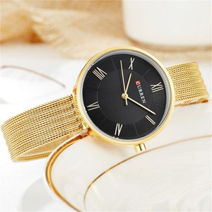 Curren 9020 Golden Watch For Women