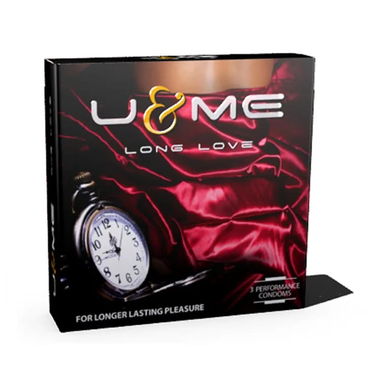 SMC U & ME Long Love Condom Single Pack (3*1)=3pcs