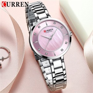 CURREN 9051 Silver Stainless Steel Watch For Women