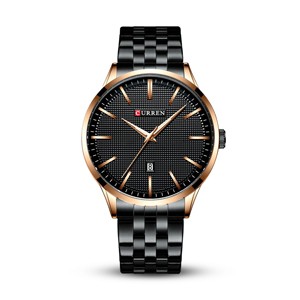 Curren 8364 Black Watch for Men