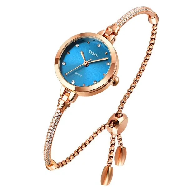 SKMEI 1805 Blue Stylish Bracelet Watch For Women