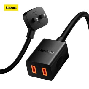 Baseus Power Combination Mini Power Board 1AC with 1.0m Power Cord CN Supports 2500W for Tablet and Phone Charging