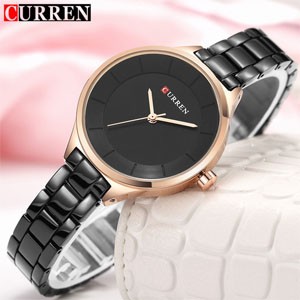 Curren 9015 Black Watch For Women