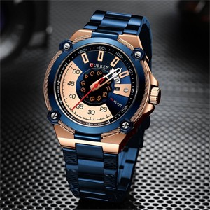 Curren 8345 Blue Watch for Men