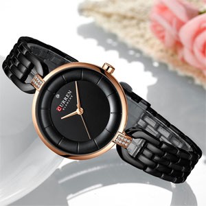 CURREN 9052 Black Watch For Women